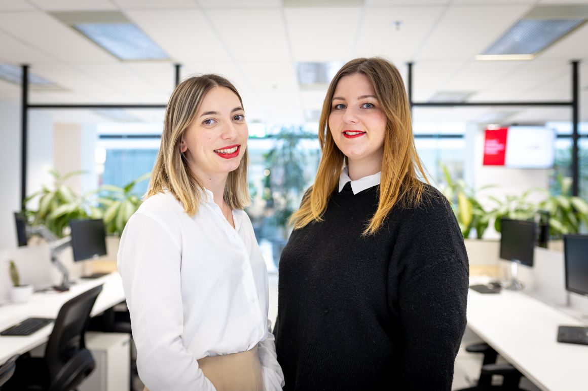 Photo Pauline Mallet et Pascaline Roquemaurel, toutes deux commissaires à l’international